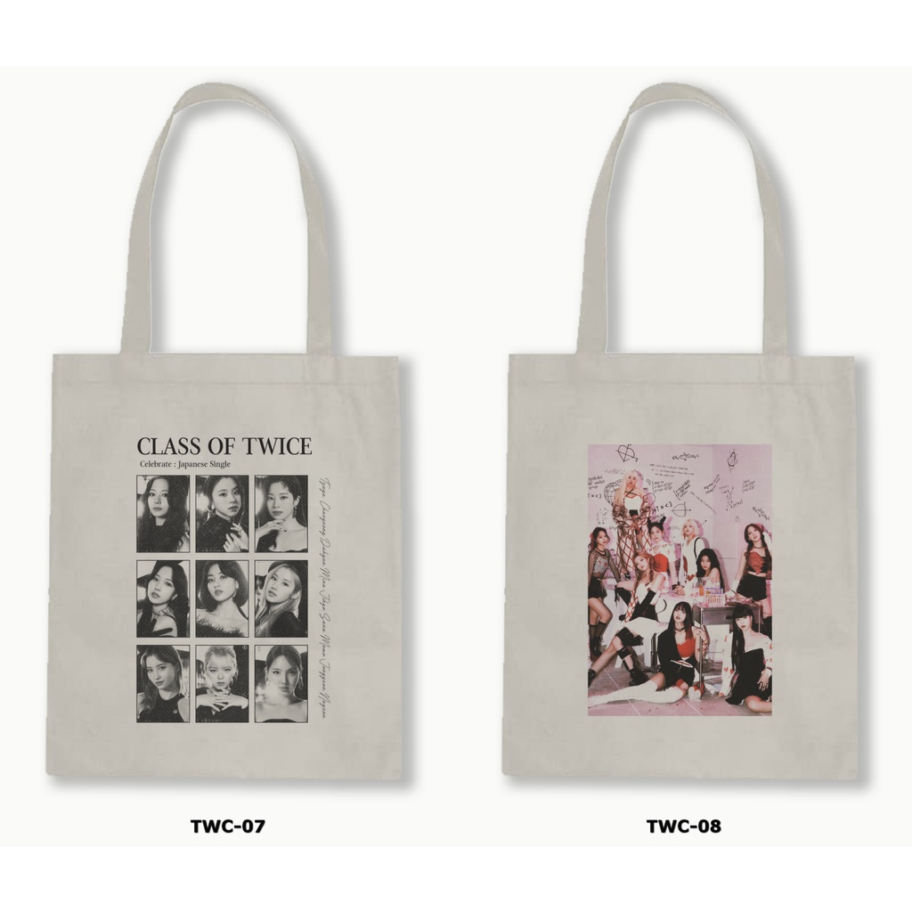 TOTE BAG BLACU - KPOP / TWICE