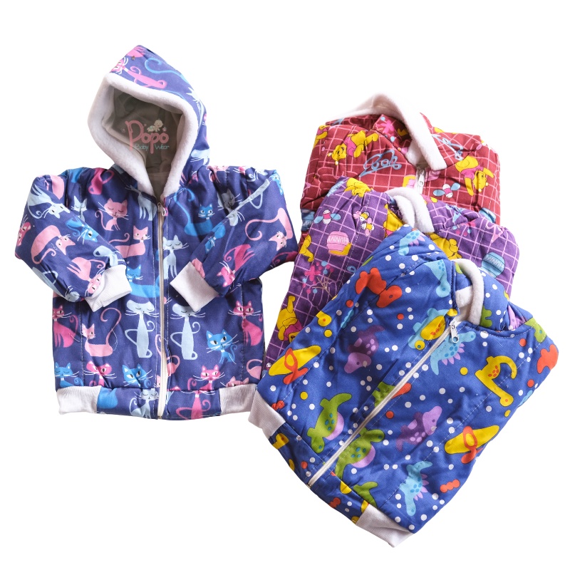 Jaket Kain Bayi/Anak Motif Full Print (MRSK)