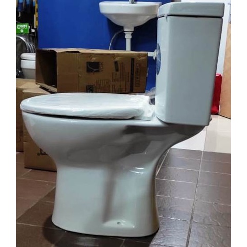 Volk - Kloset Toilet Duduk Kw1 662R /Washdown Dual Flush White