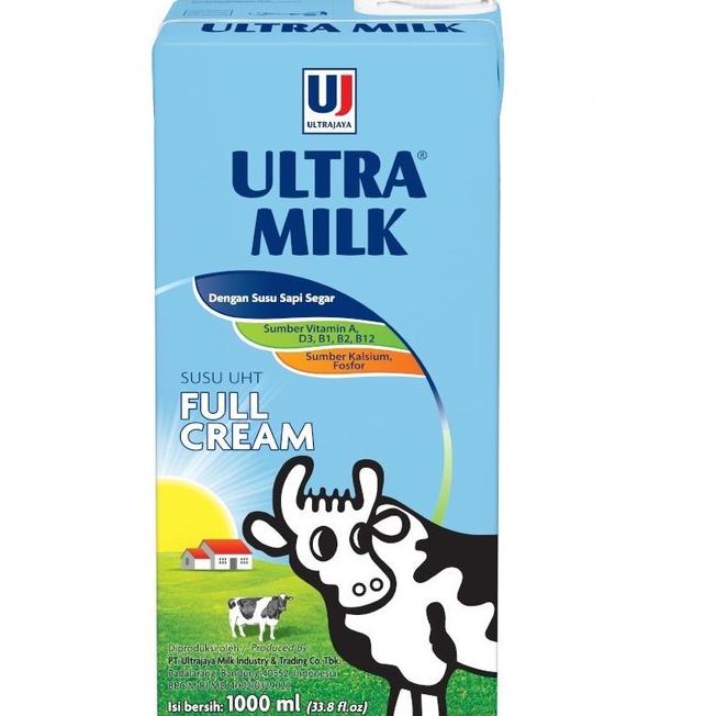 

Stok terbaru Susu Ultra Milk 1000 ml (1 liter) Full Cream / Coklat