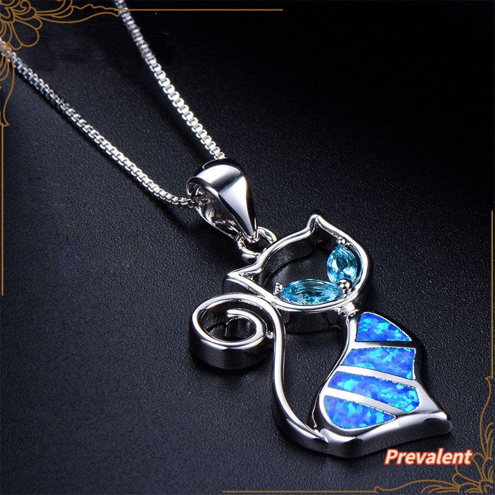 Preva Opal Kalung Trendy Hadiah Elegan Rantai Fashion