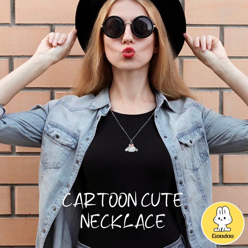 Sanrio kartun kalung lucu aksesoris fashion Korea untuk pria dan wanita -Doo