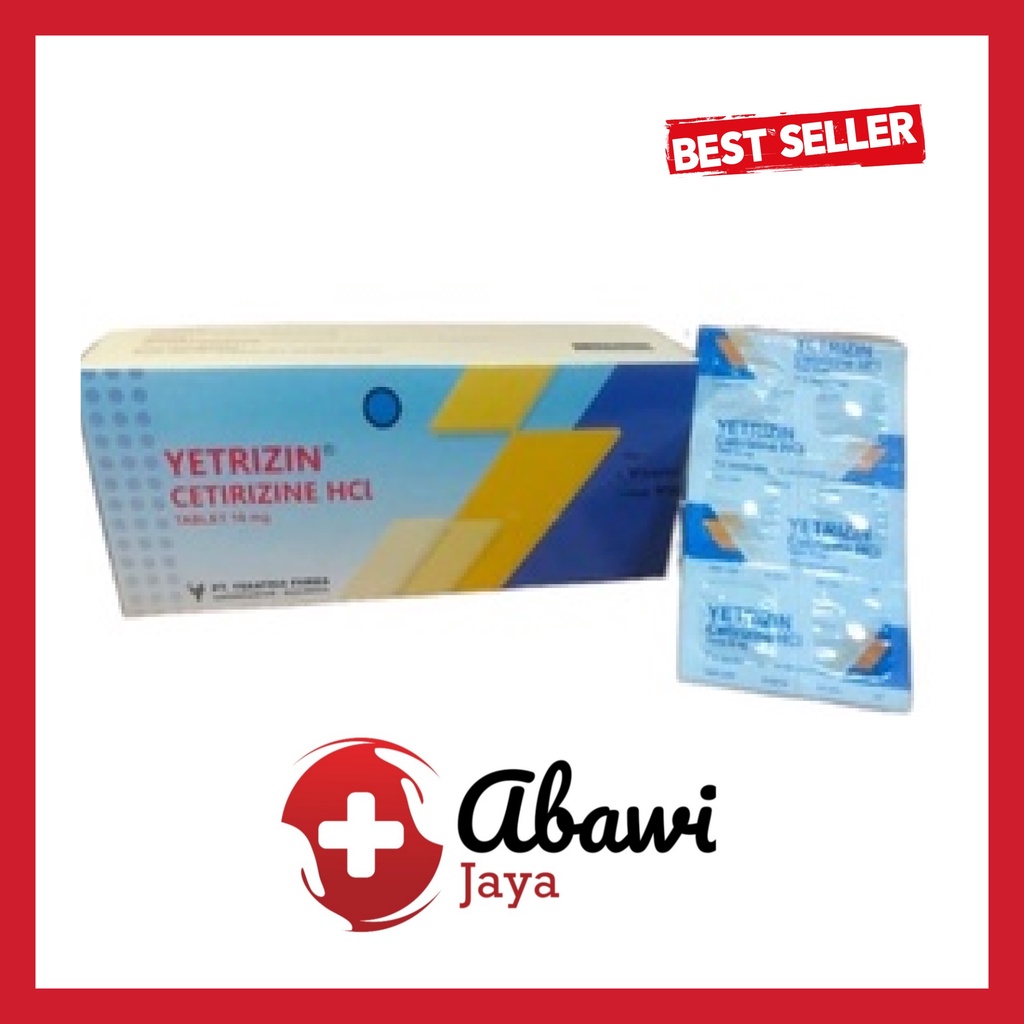 [AB] Yetrizin Tablet PER BOX / OBAT ALERGI