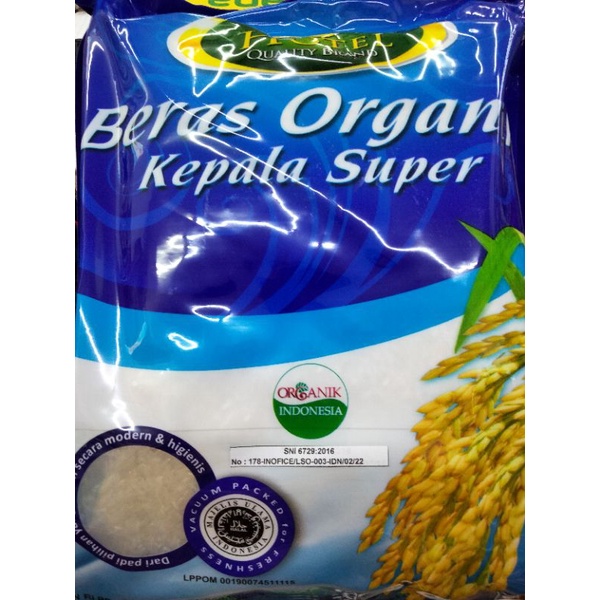 

Beras organik super 5kg