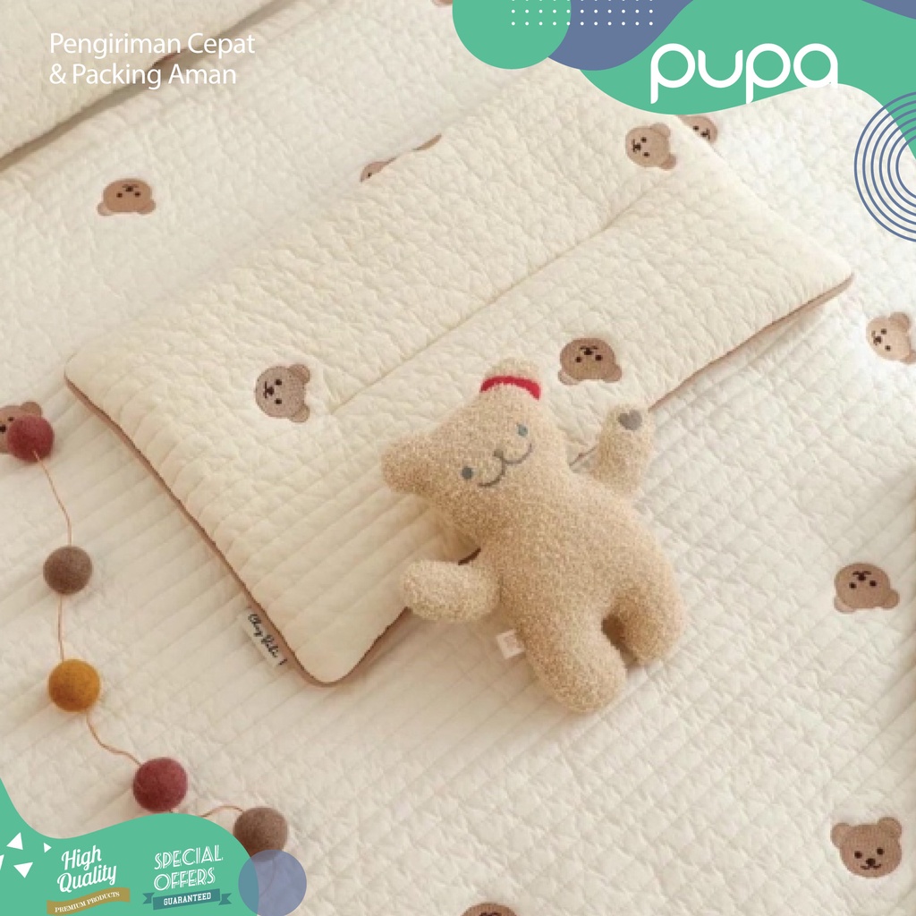 Baby Pillow Embroidery Pillow Newborn / Bantal Bayi Anti Peyang Korea