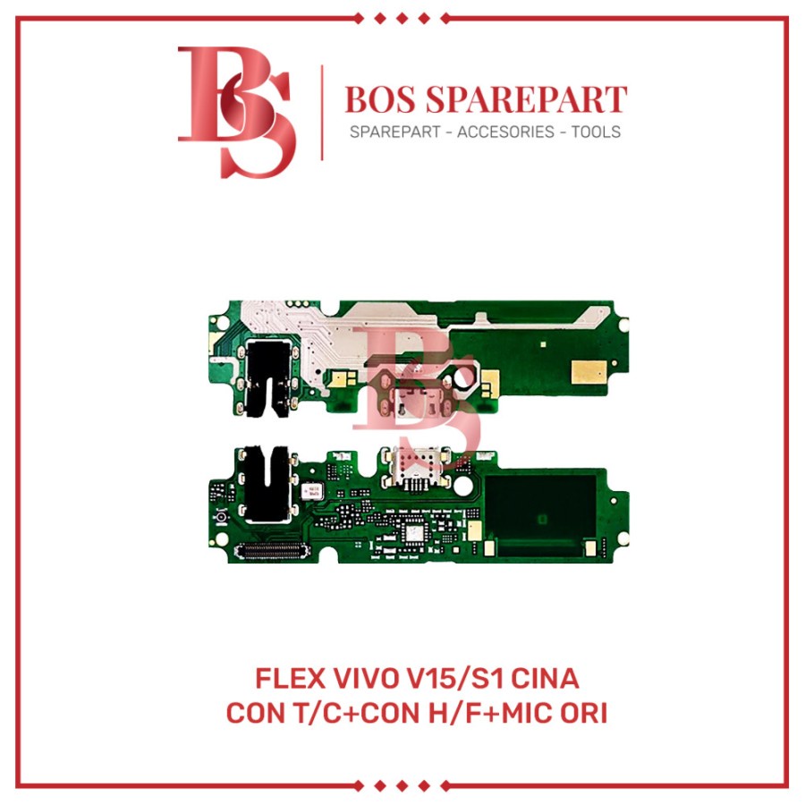 FLEXIBEL VIVO V15 / S1 CINA+CONNECTOR CHARGER+CONNECTOR HANDSFREE+MIC