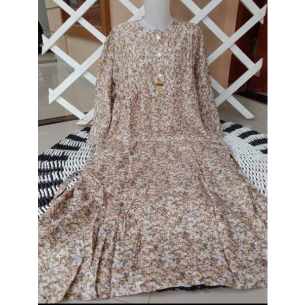 MINI DRESS BUNGA JUMBOO / MAXI DRES RAYON TERLARIS