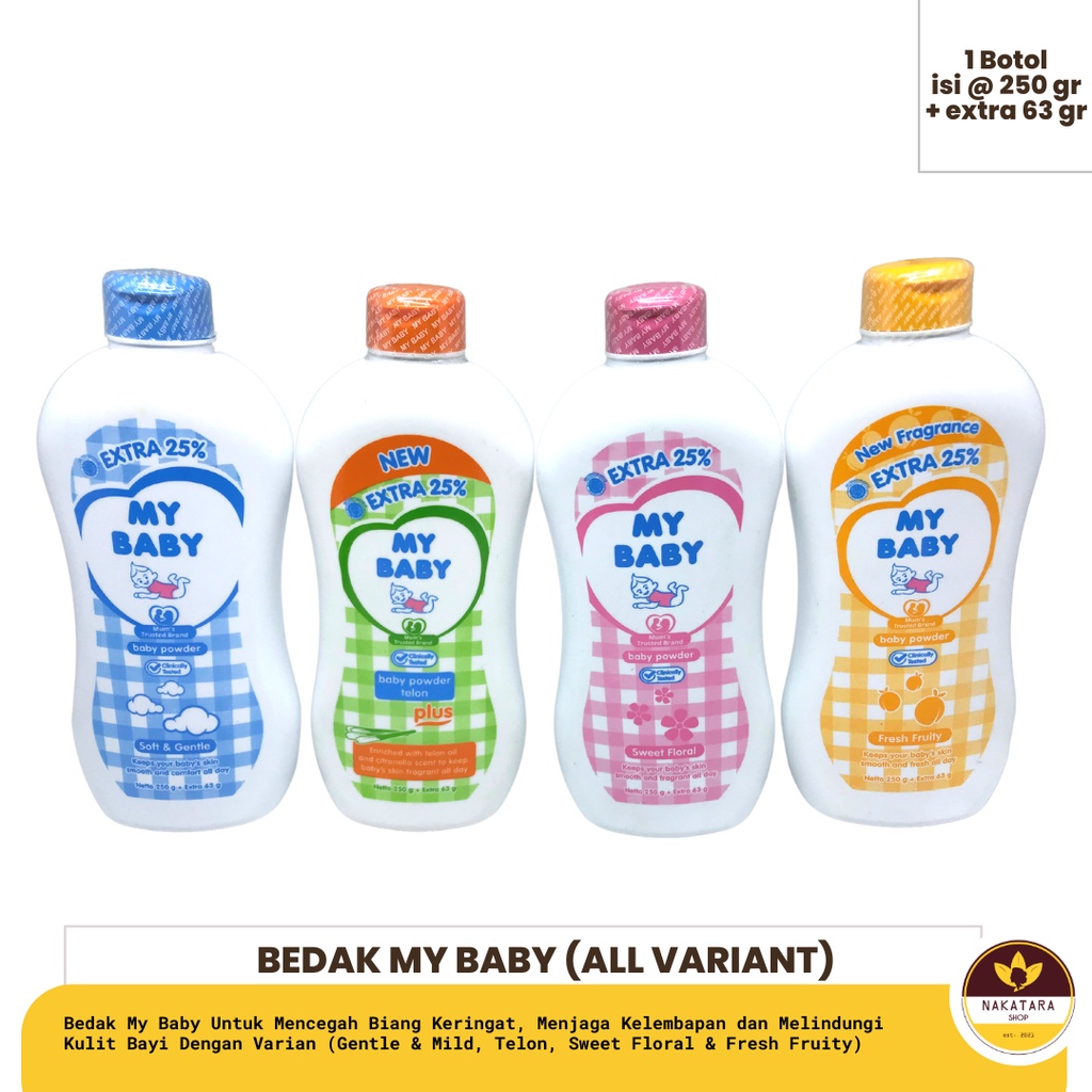 BEDAK MY BABY KEMASAN 250 GRAM + EXTRA 63 GRAM