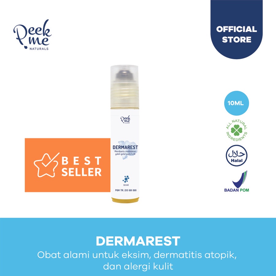 PEEK ME DERMAREST 10ML Obat Eksim Gatal Kulit Dermatitis Atopik Natural