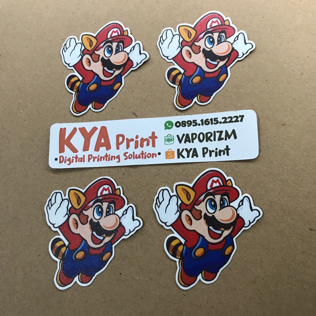 

Super Mario Tanooki Custom Premium Stiker