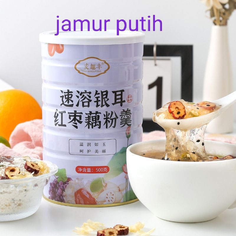 

BUBUK AKAR TERATAI OUFEN LOTUS ROOT POWDER JAMUR PUTIH