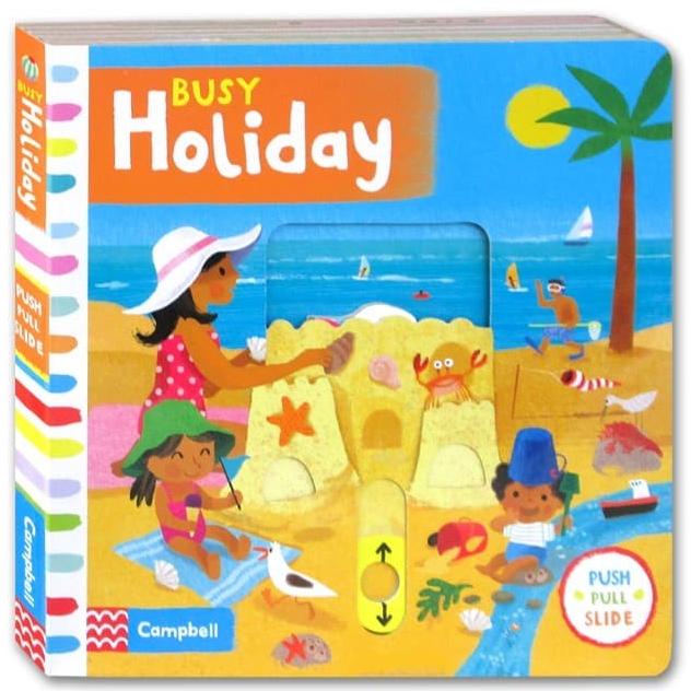 

Busy Holiday - Push Pull Slide Board Book