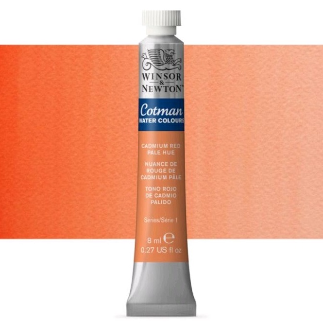 

COTMAN WATERCOLOUR 8 ML CADMIUM RED PALE HUE WINSOR & NEWTON