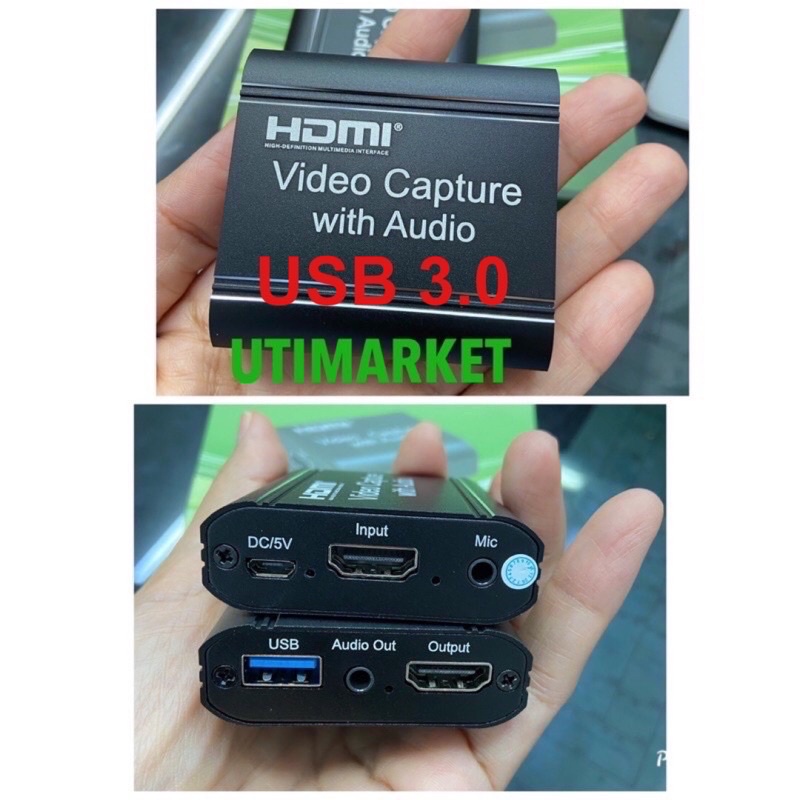 video capture usb 3.0 60fps 1080p loop audio live streaming obs vimix hdmi capture