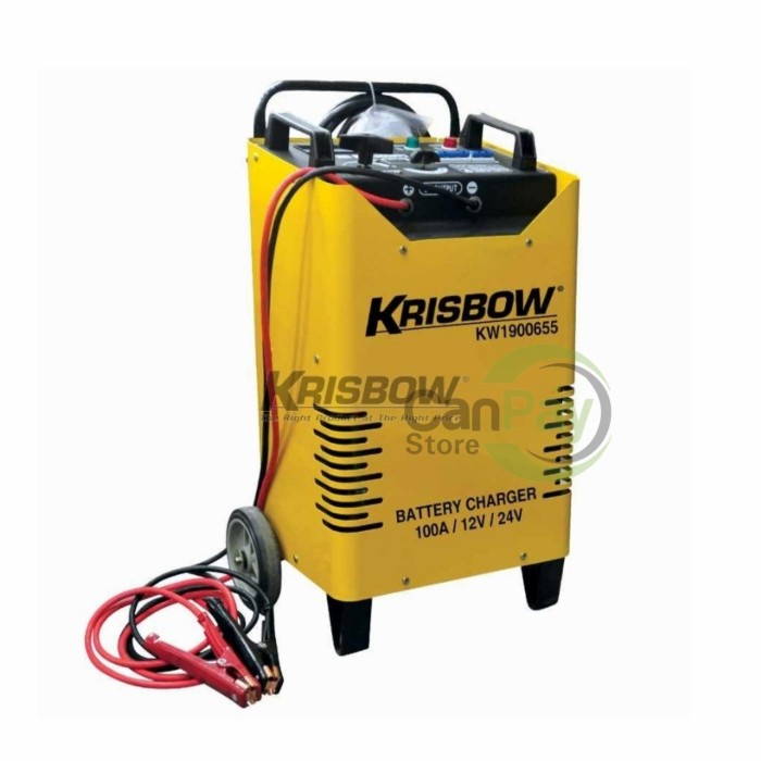 Krisbow Charger Aki Mobil 100Ampere 12v/24v