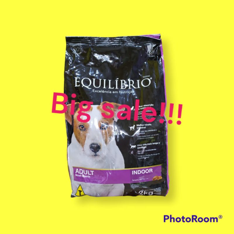 EQUILIBRIO DOG FOOD SMALL BREED 2KG SUPER PREMIUM MAKANAN ANJING