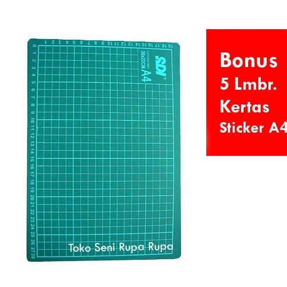

Terlaris Cutting Mat A4, Alas Potong, Karet Papan Potong Cutter, Cuting mat A4 Termurah