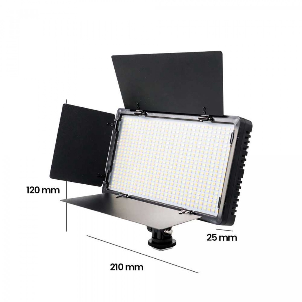 Lampu Kamera Foto Video Taffstudio Fill Light 40W 600 LED U600+