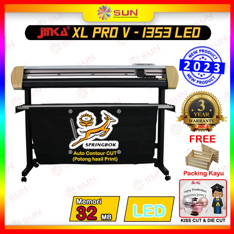Mesin Cutting Sticker Jinka Auto Contour Cut Terbaru -  XL Pro V 1353 LED ( Auto Contour Cut )  Peng