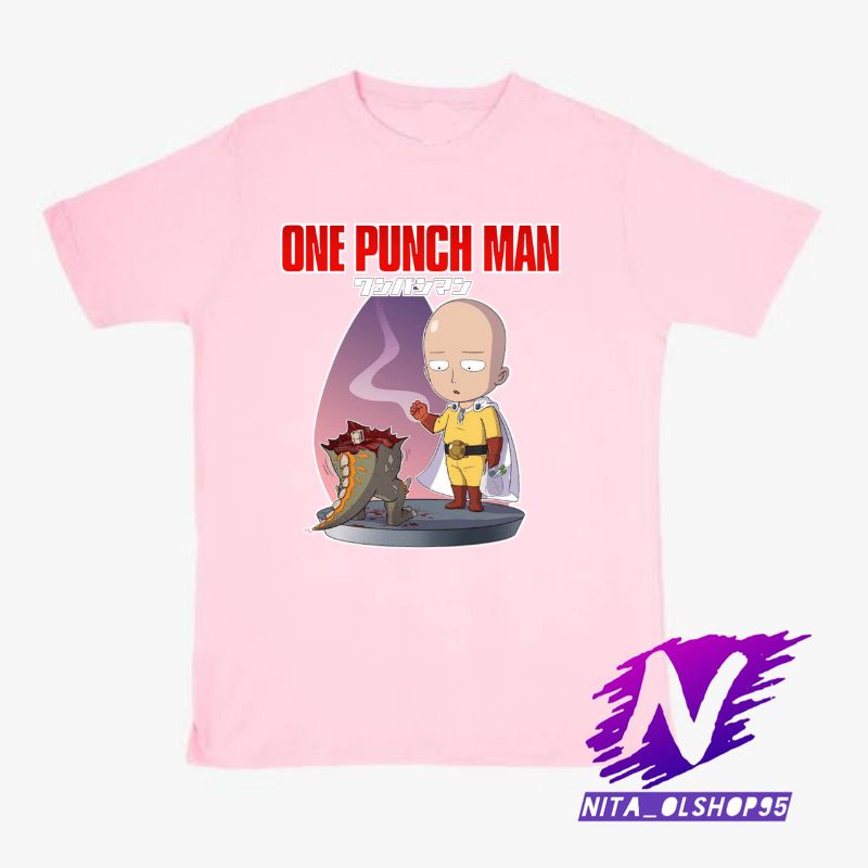 baju anak kaos anak one punch man saitama