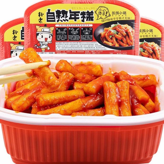 

Original Topokki Self-Heating Rice Cake Instant Rice Cake Strips