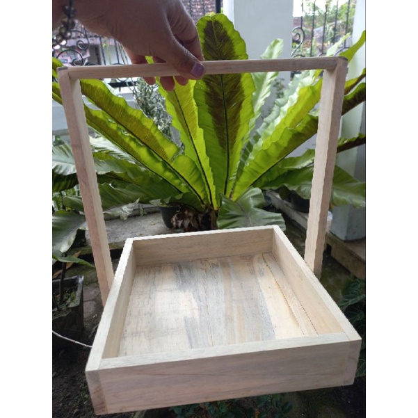 Wooden Tool Carrier/Keranjang Kayu/Keranjang Buah/Keranjang Hampers