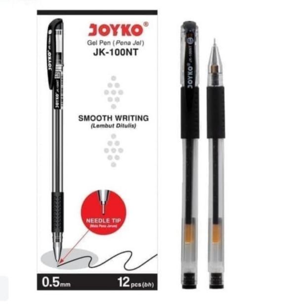 

Dapatkan Segera Pulpen Gel Joyko 0.5mm (1 pak isi 12pcs) SF5~