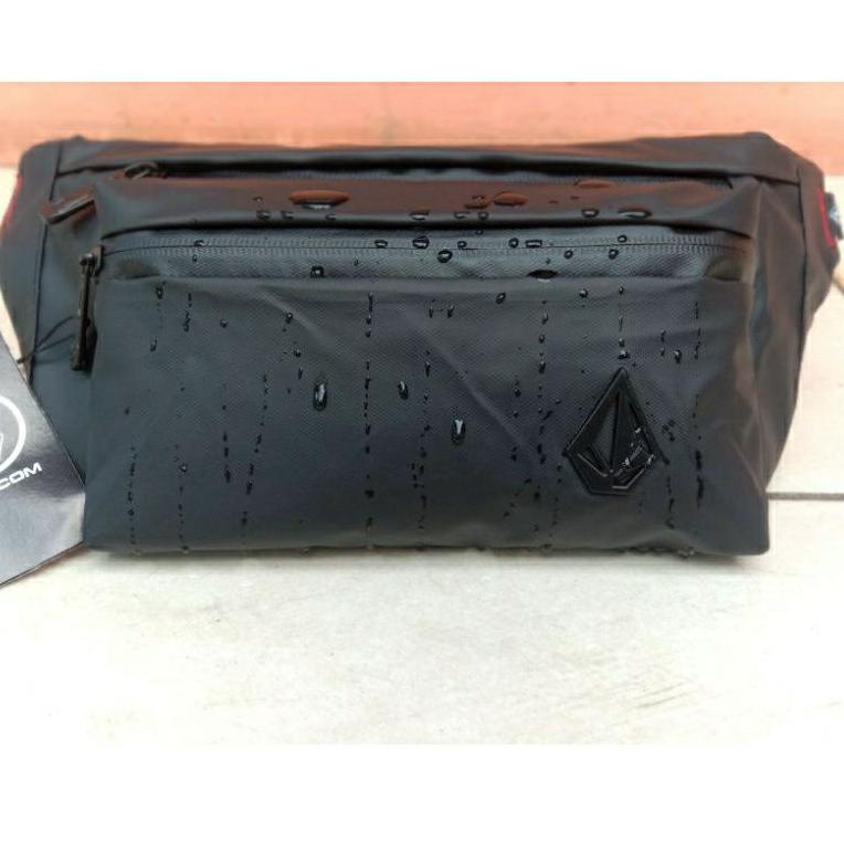 ((No)[J25S]☛) [Best Seller] Waistbag Volcom Waterproof/ Tas Pinggang Anti Air pasti dikirim