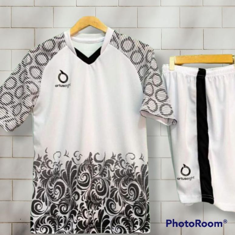 Setelan  Baju kaos Jersy Jersey jersi  Sepak Bola Futsal Putsal Badminton Bulutangkis Volly Pria Wan