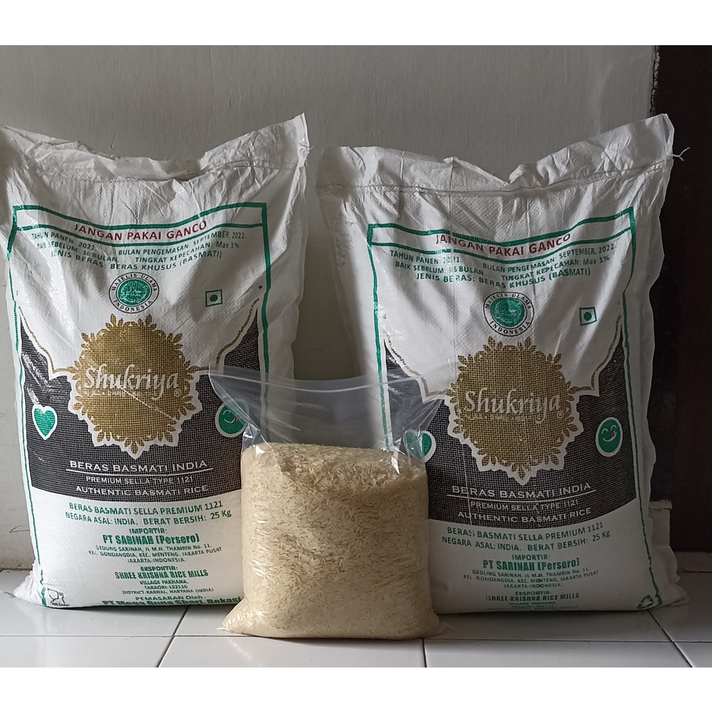 

Beras Basmati Shukriya 5 Kg Repacking