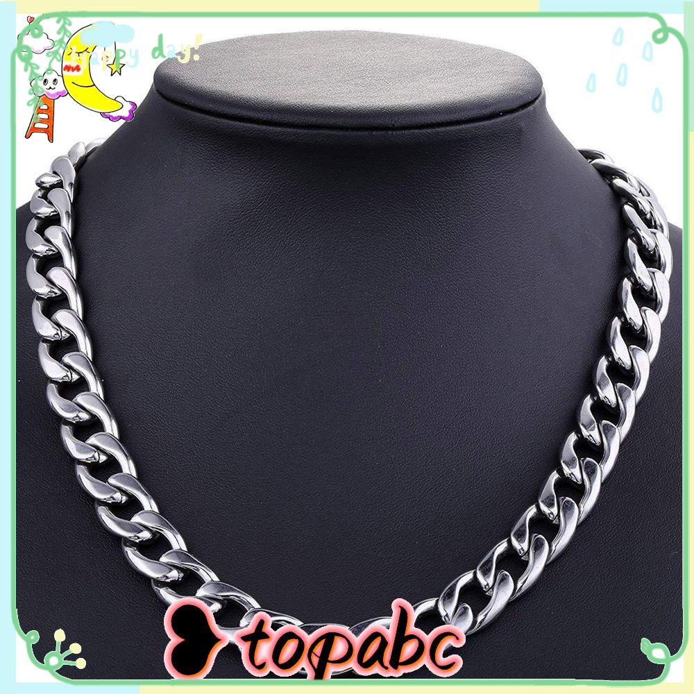 Top Rantai Kalung Pesta Perhiasan Hadiah Persahabatan Bahan Titanium steel Rock Gothic Hip Hop