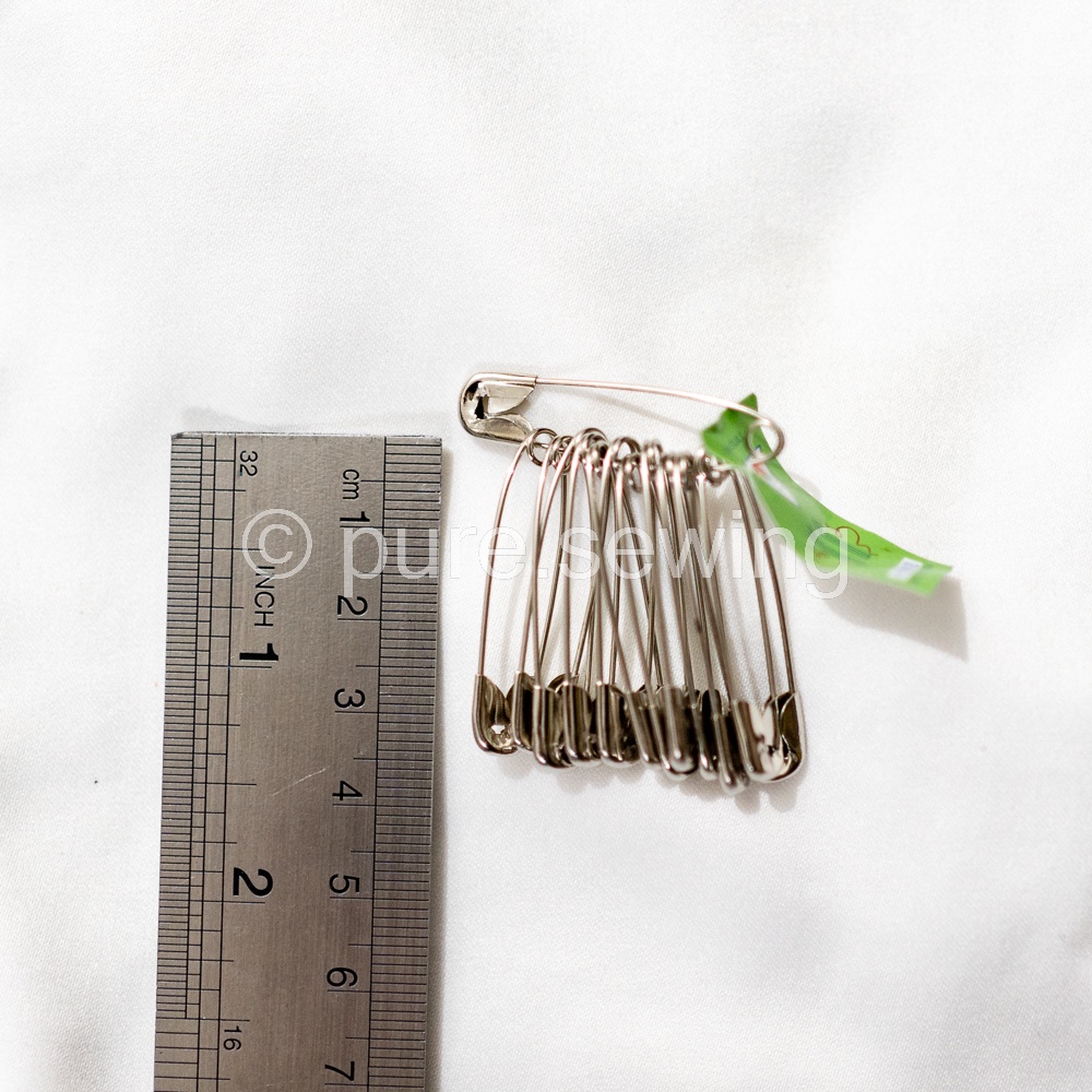 (12 PCS) Peniti / Cemiti Merk Sea Gull (1 renteng peniti 1 ukuran 3,5 cm)