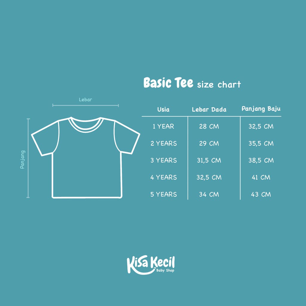 Booyah Baby &amp; Kids Kaos Anak - Basic Tee (1-5 Tahun) Kaos Anak Earth Tone Series