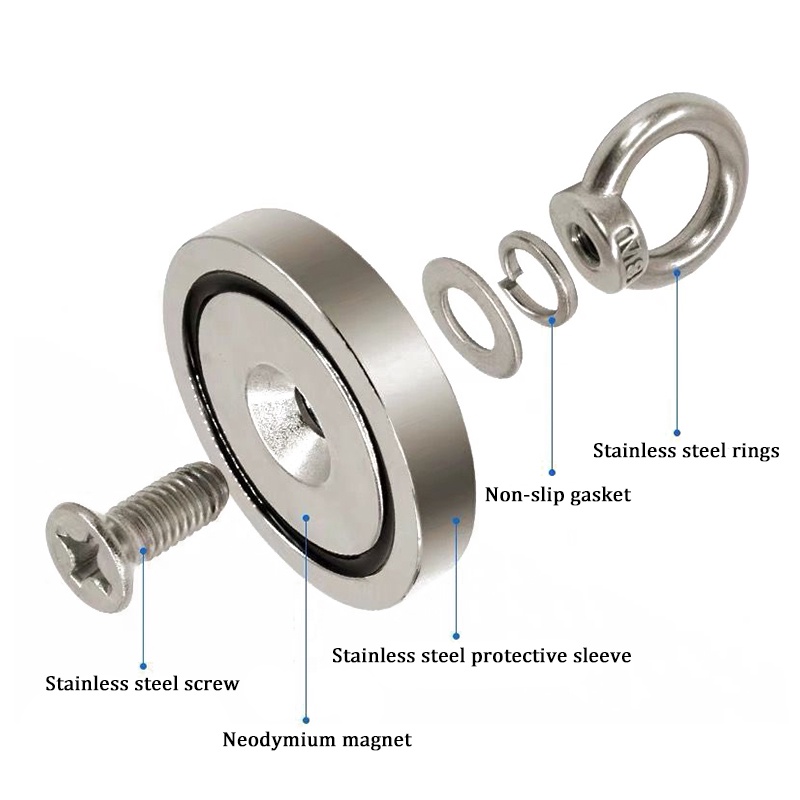 ZYL D25 D55 Strong Magnet Neodymium Magnet Fishing Magnet bulat