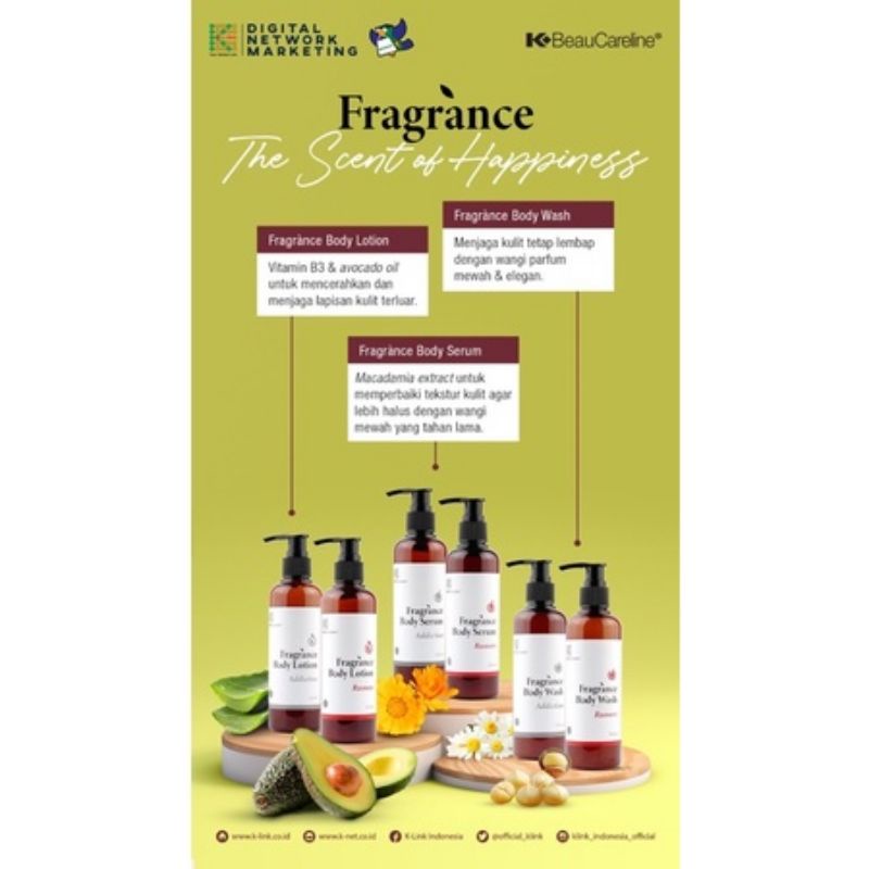 K BEAUCARELINE FRAGRANCE BODY SERUM K LINK