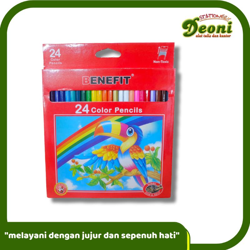 

BENEFIT Pencil 24 Warna / Colors Pencil PW-2410