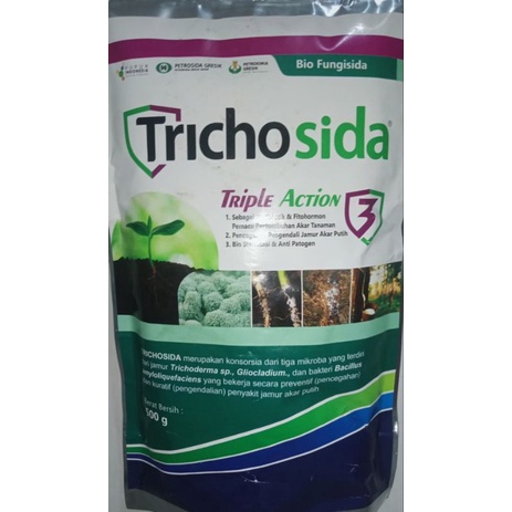Anti layu tricodherma tricosida kemasan 500 gr anti layu fusarium dan layu bakteri