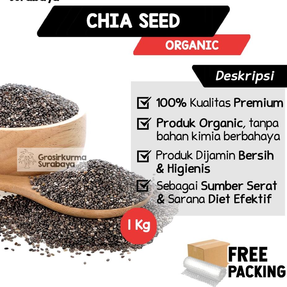 

ㅛ Black CHIA SEED Premium 1kg Bagus Untuk Diet Sehat Ala JSR Antioksidan Dari Mexico Chiaseed Chiaseeds ヘ