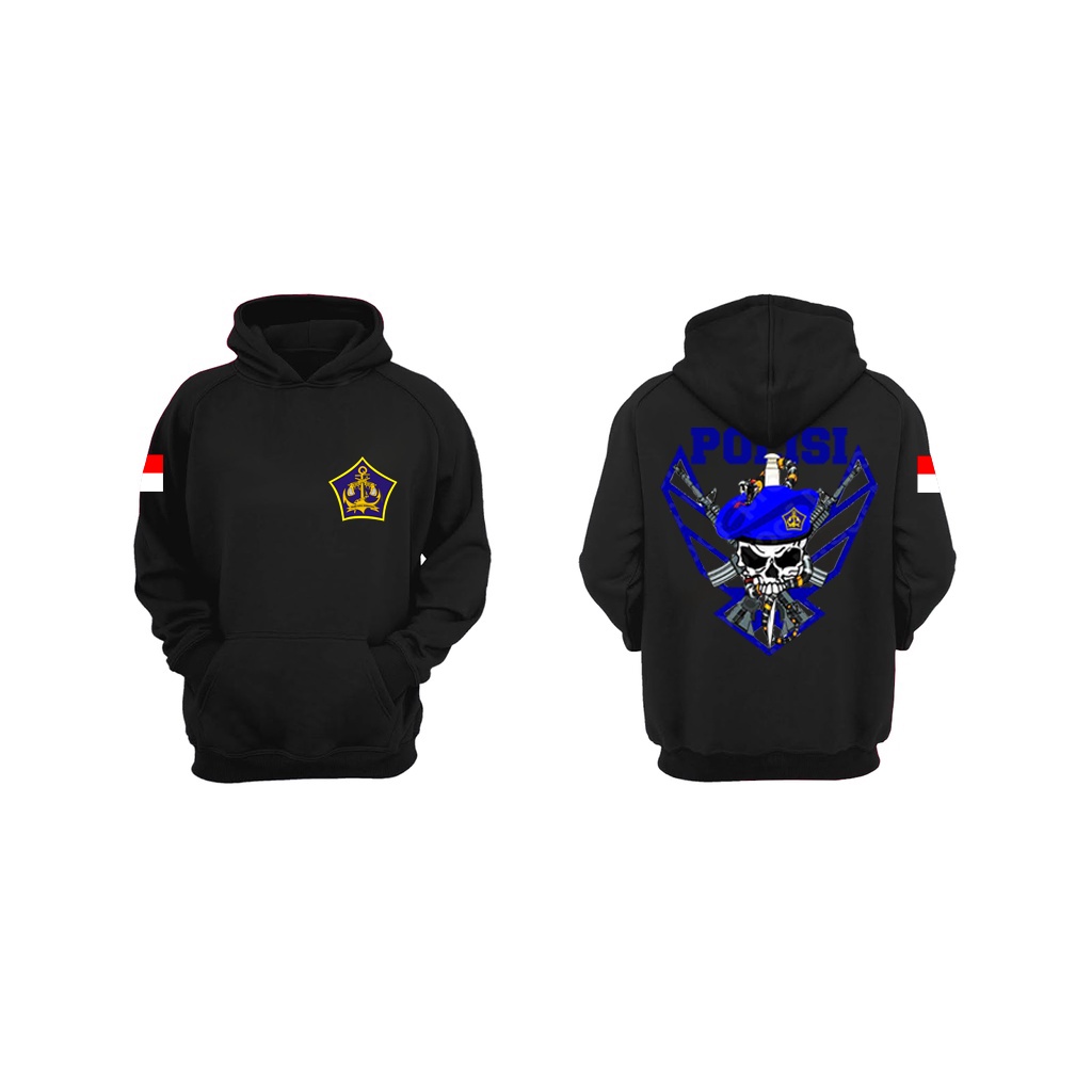 Jaket Hoodie Polisi Militer PM/Hoodie Polisi Militer Angkatan Laut/Jaket POMAL Polisi Militer Angkat