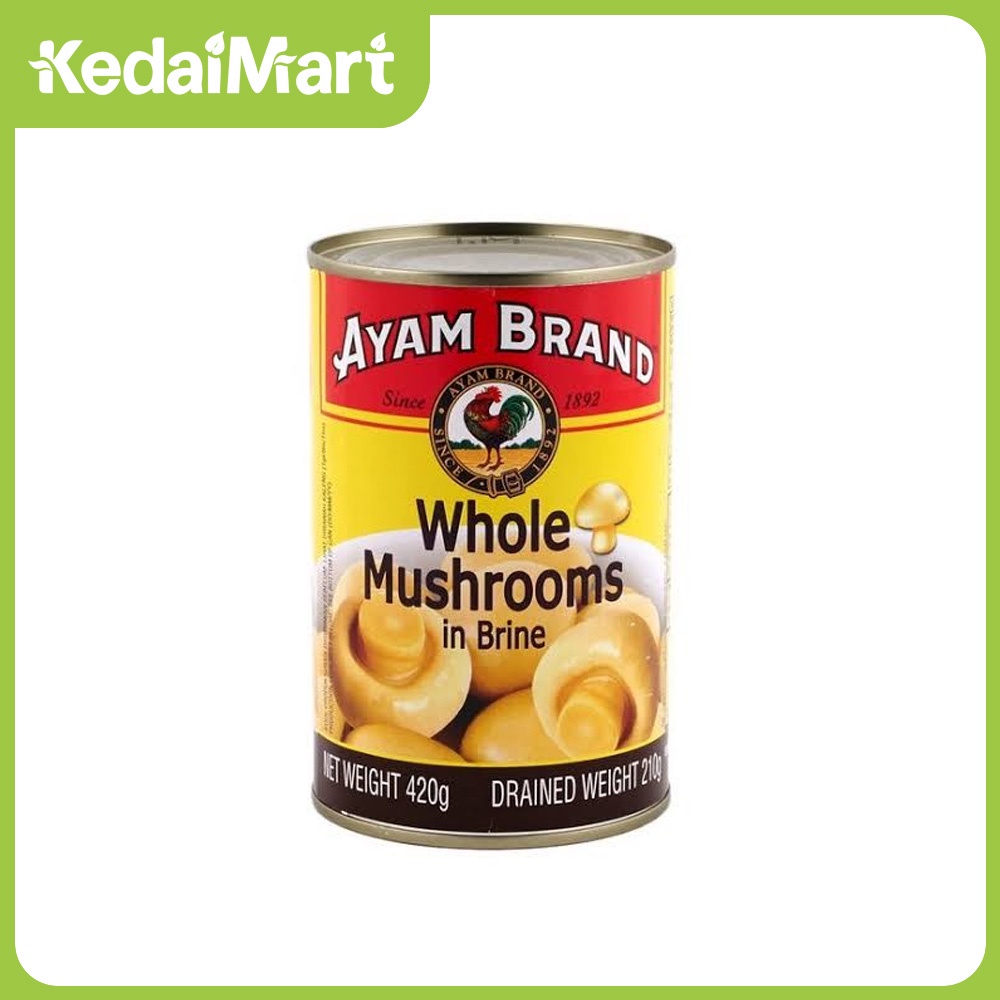 

Ayam Brand Whole Mushrooms in Brine 420 Gram