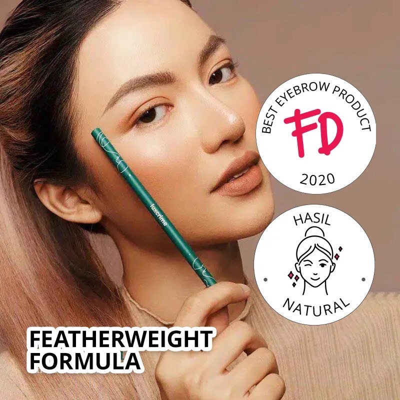 LUXCRIME Slim Triangle Precision Brow Pencil - Dark Brown