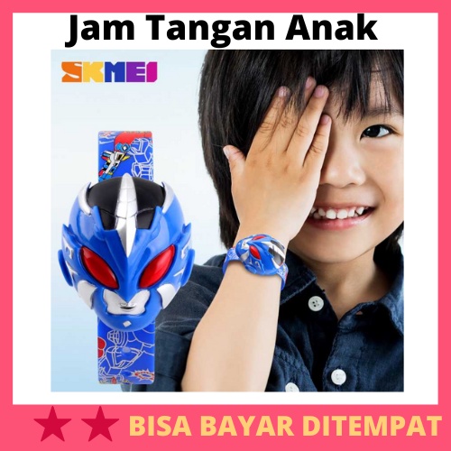 Jam Tangan Gelang Jepret Power Ranger Rangers Ultramen Ultraman Anak Anak Kecil Laki Laki Laki2 Cowo