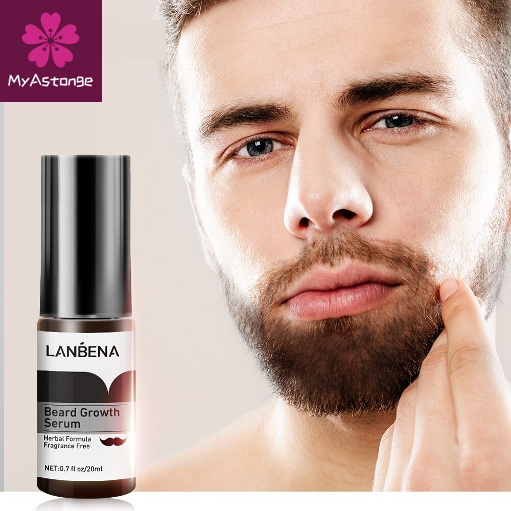 (READY &amp; ORI) LANBENA Beard Growth Serum Penumbuh Jenggot / Bewok LB5835