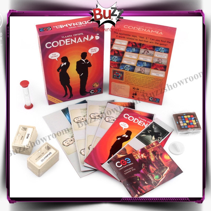 Codenames Board Card Game Mainan Kartu