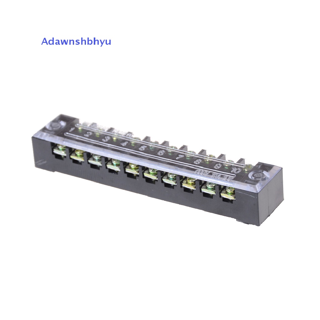 Adhyu TB-1510 10posisi Dual Rows Covered Screw Terminal Block 600V 15A ID