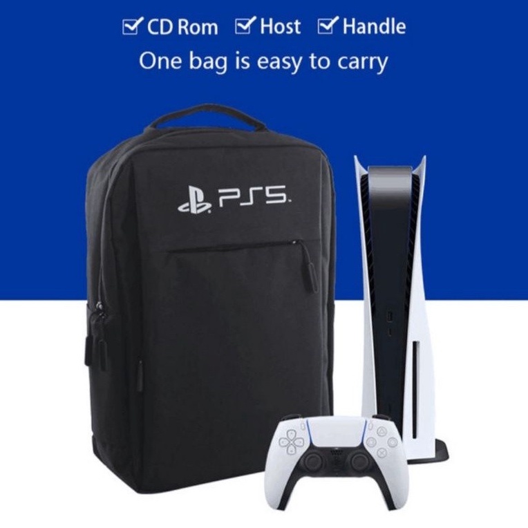 Tas Ransel PS5 Backpack PS5 Travel Bag PS5