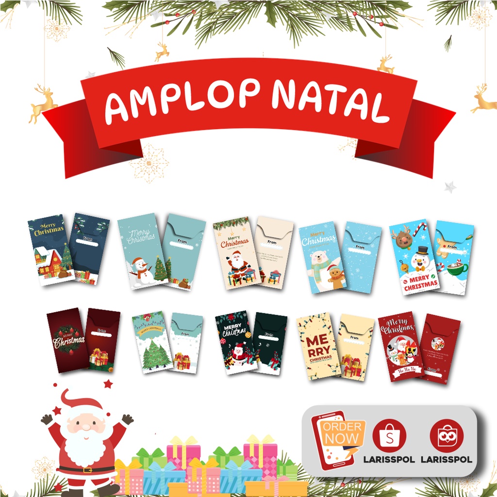 

AMPLOP NATAL / ANGPAO MENARIK CUSTOM NAMA