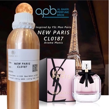 BIBIT PARFUM. BIBIT PARFUM YVES SAINT LAURENT MON PARIS. NEW PARIS. BIBIT PARFUM 100ML. CLASSIC ROSE.