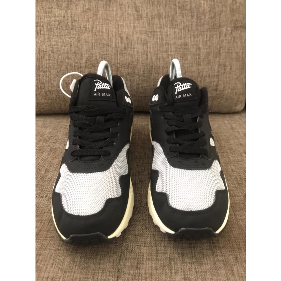 [BNWB] Nike Air Max 1 X Patta Black Waves Size 43 Super Like New