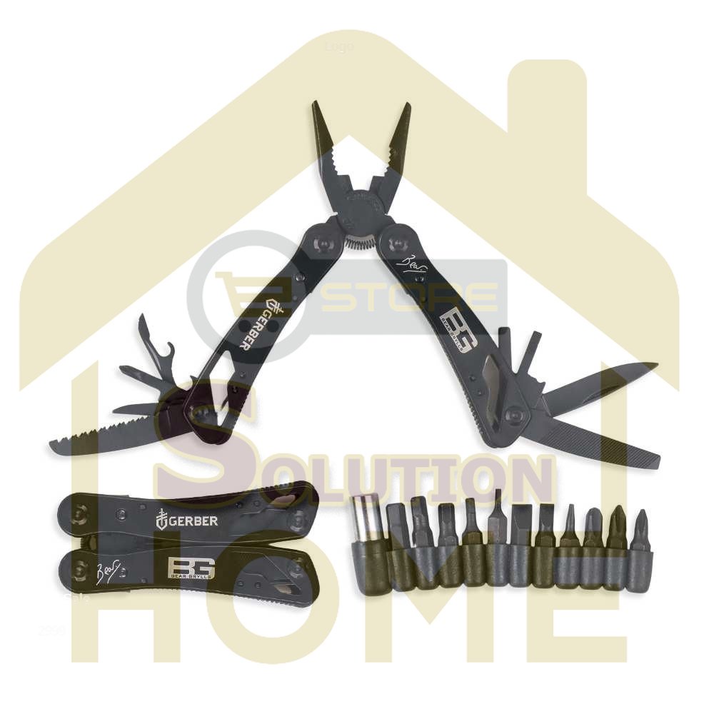 HSS TOOLS - Gerber Bear Grylls Multifunctional EDC Plier Survival Tool - MPA19